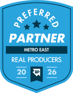 Real Producers Metro East Preferred Partner Badge