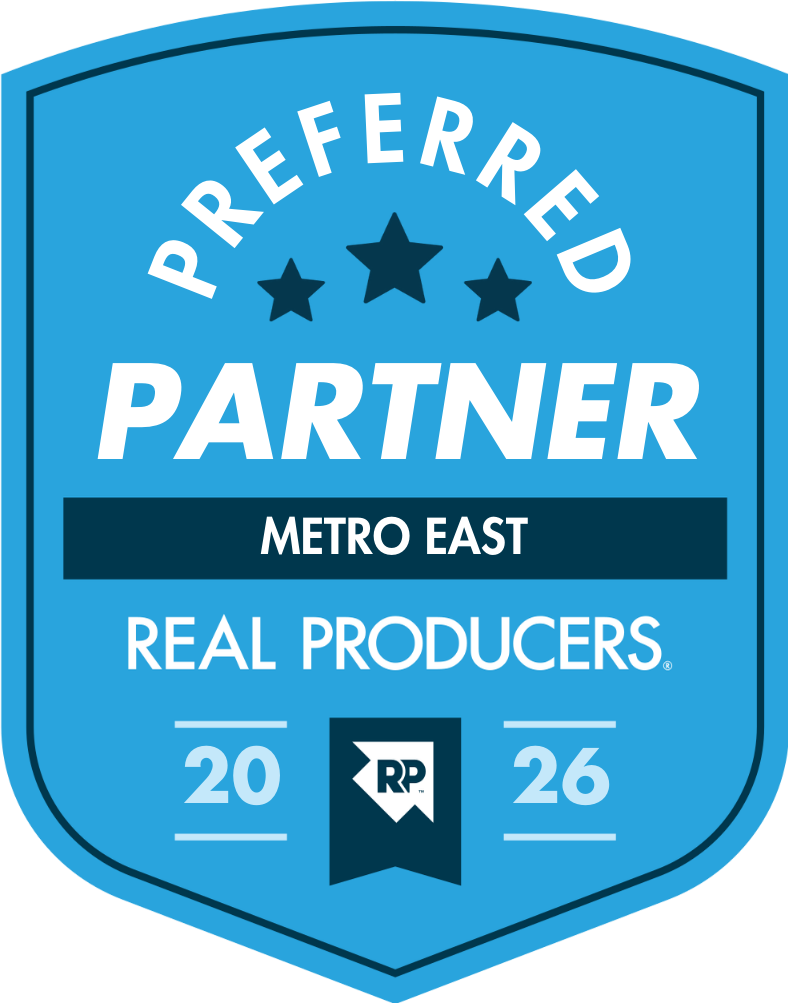 Real Producers Metro East Preferred Partner Badge Real Producers Metro East Preferred Partner Badge